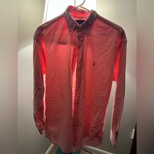 Ralph Lauren Pink Long-Sleeve Shirt Button Shirt